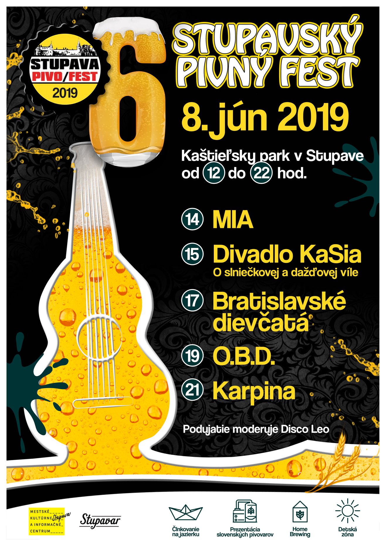 Stupavský pivo fest 2019 plagát