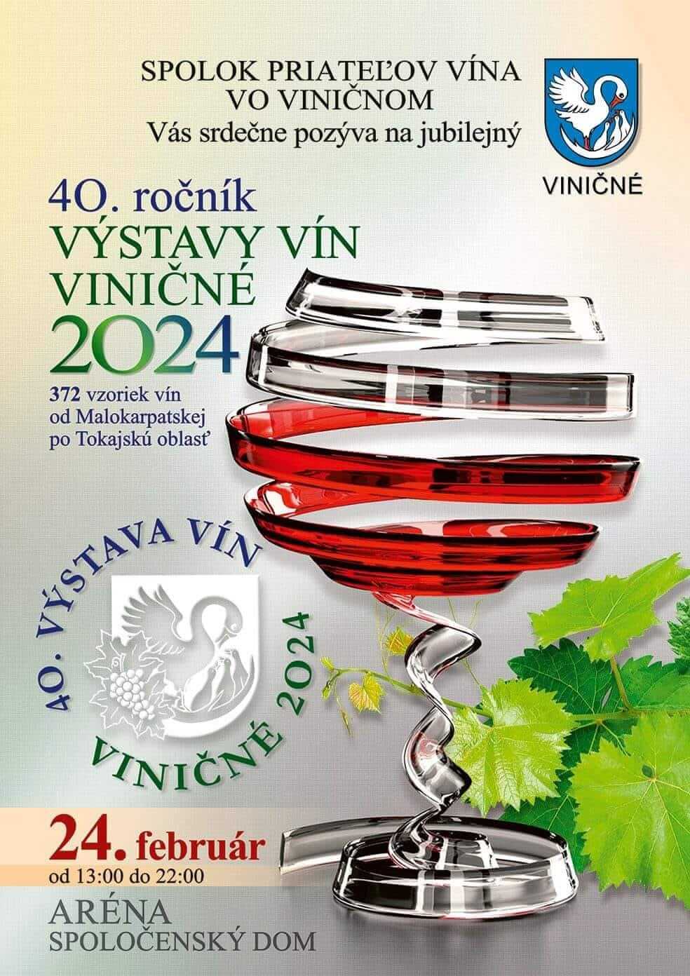 40. ročník výstavy vín Viničné 2024