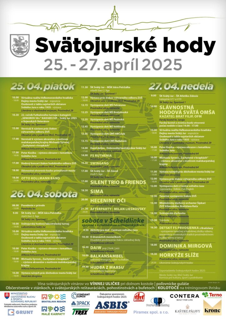 Svätojurské hody 2025